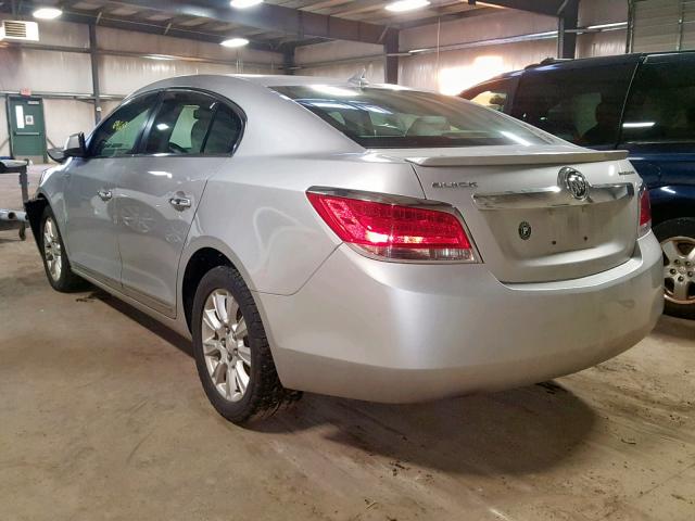 1G4GB5ER1CF328456 - 2012 BUICK LACROSSE C SILVER photo 3