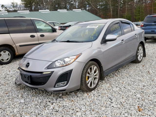 JM1BL1U67B1447328 - 2011 MAZDA 3 S GRAY photo 2