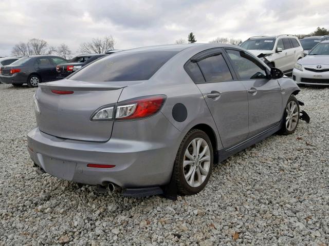 JM1BL1U67B1447328 - 2011 MAZDA 3 S GRAY photo 4