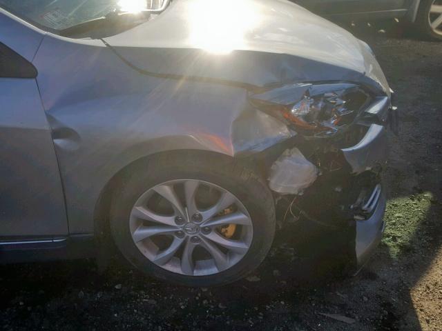 JM1BL1U67B1447328 - 2011 MAZDA 3 S GRAY photo 9