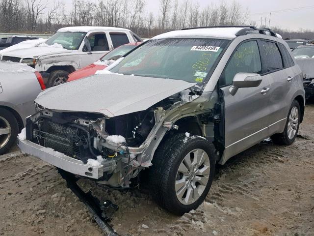 5J8TB1H22BA004360 - 2011 ACURA RDX SILVER photo 2