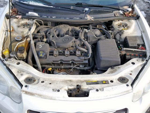 1C3EL55R34N318693 - 2004 CHRYSLER SEBRING LX WHITE photo 7