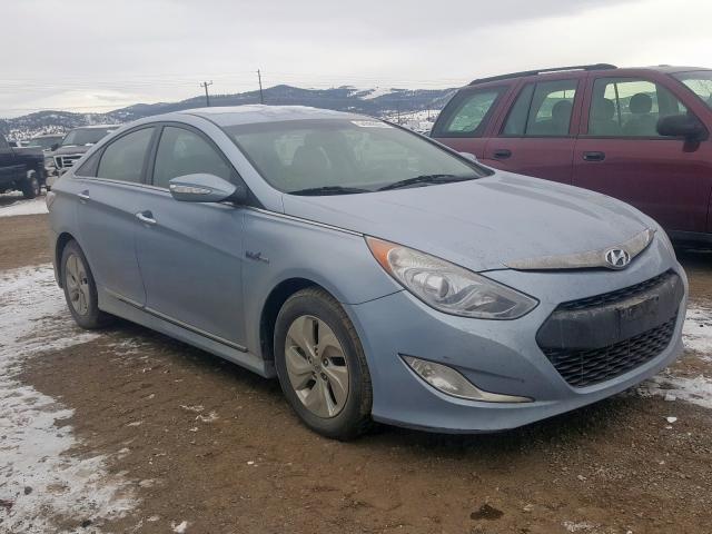 KMHEC4A42DA076045 - 2013 HYUNDAI SONATA HYB BLUE photo 1