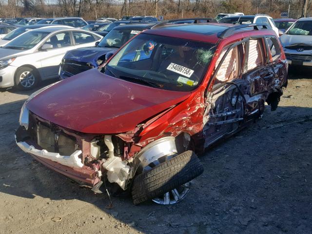 JF2SHAEC9BH707386 - 2011 SUBARU FORESTER L RED photo 2