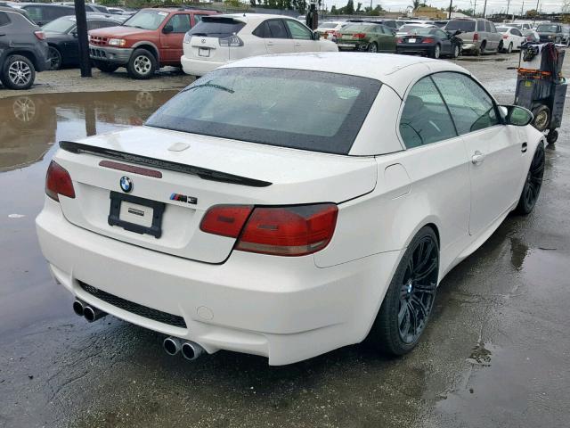 WBSWL93558P330418 - 2008 BMW M3 WHITE photo 4