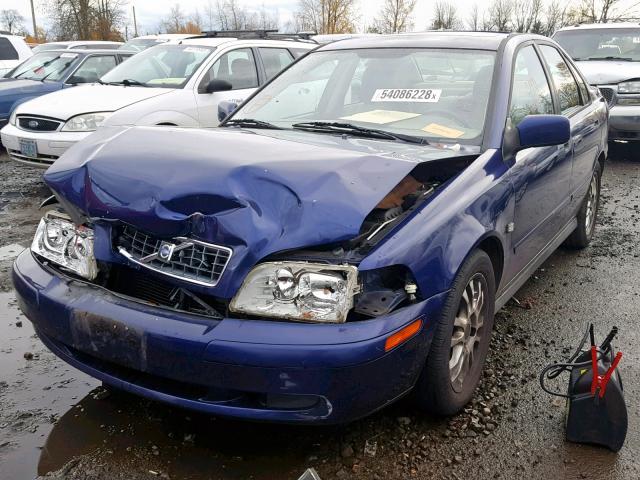 YV1VS27544F075469 - 2004 VOLVO S40 1.9T BLUE photo 2