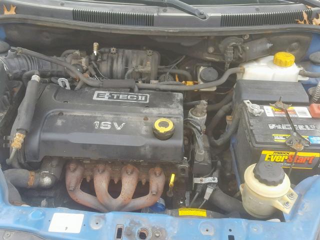 KL1TD66628B260374 - 2008 CHEVROLET AVEO BASE Mavi foto 7