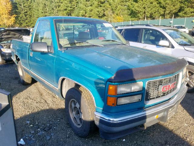 1GTEC14M1TZ515119 - 1996 GMC SIERRA C15 GREEN photo 1