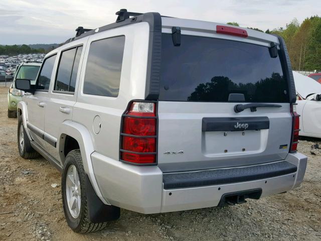 1J8HG48N08C239816 - 2008 JEEP COMMANDER ვერცხლისფერი ფოტო 3