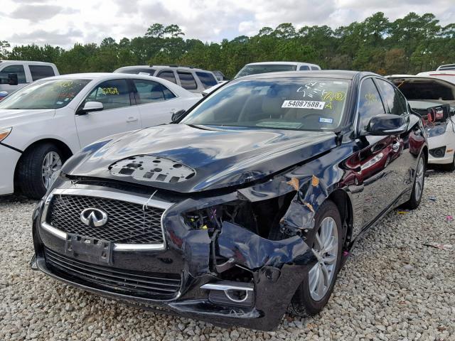 JN1BV7AP8EM674110 - 2014 INFINITI Q50 BASE BLACK photo 2