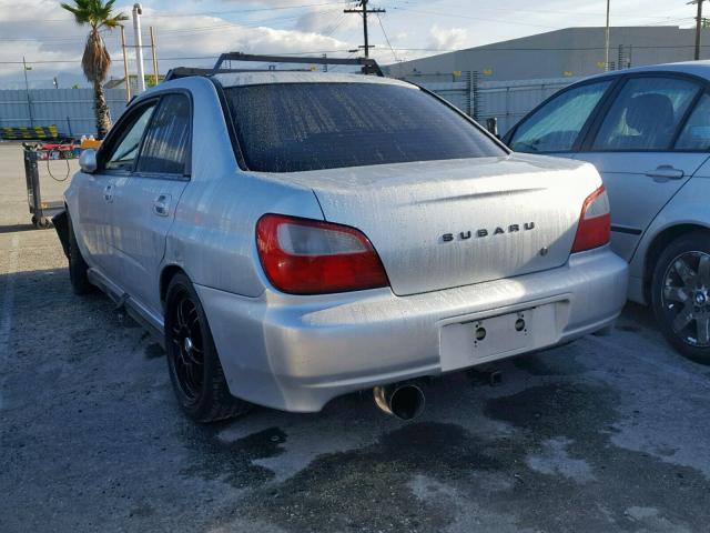 JF1GD29653G511503 - 2003 SUBARU IMPREZA WR SILVER photo 3