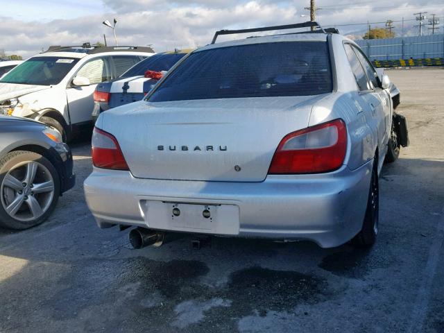 JF1GD29653G511503 - 2003 SUBARU IMPREZA WR SILVER photo 4