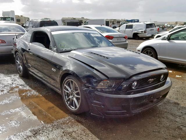 1ZVBP8CF4E5233745 - 2014 FORD MUSTANG GT BLACK photo 1