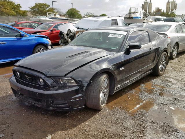 1ZVBP8CF4E5233745 - 2014 FORD MUSTANG GT BLACK photo 2