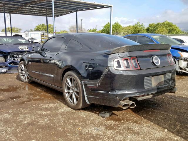 1ZVBP8CF4E5233745 - 2014 FORD MUSTANG GT BLACK photo 3