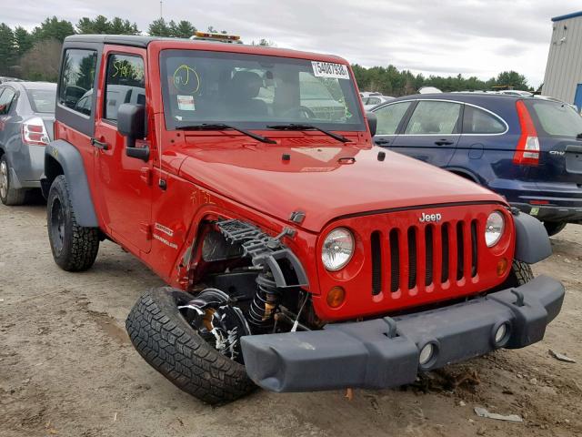 1J4AA2D11BL508361 - 2011 JEEP WRANGLER S RED photo 1