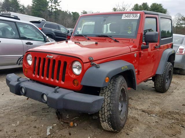 1J4AA2D11BL508361 - 2011 JEEP WRANGLER S RED photo 2