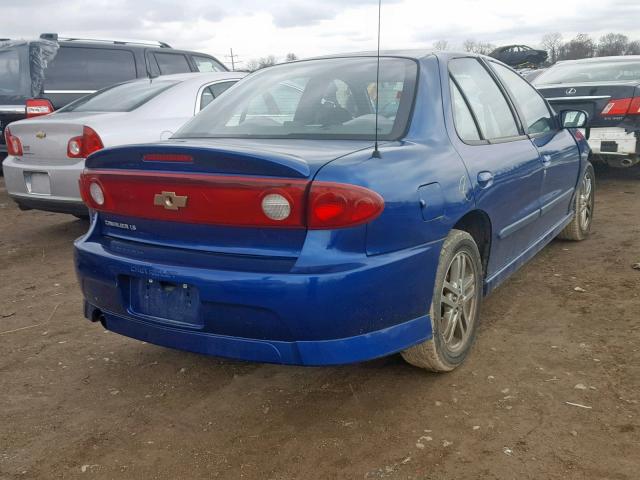 1G1JH52F747266729 - 2004 CHEVROLET CAVALIER L BLUE photo 4