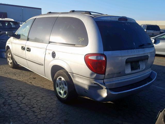 1D4GP24323B308177 - 2003 DODGE GRAND CARA SILVER photo 3