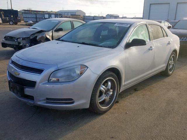 1G1ZG57B39F138657 - 2009 CHEVROLET MALIBU LS SILVER photo 2
