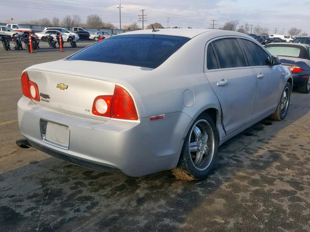 1G1ZG57B39F138657 - 2009 CHEVROLET MALIBU LS SILVER photo 4