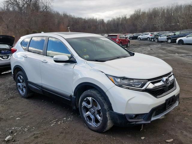 5J6RW2H88JL008739 - 2018 HONDA CR-V EXL WHITE photo 1