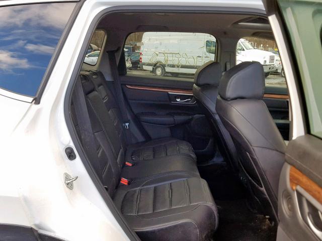 5J6RW2H88JL008739 - 2018 HONDA CR-V EXL WHITE photo 6