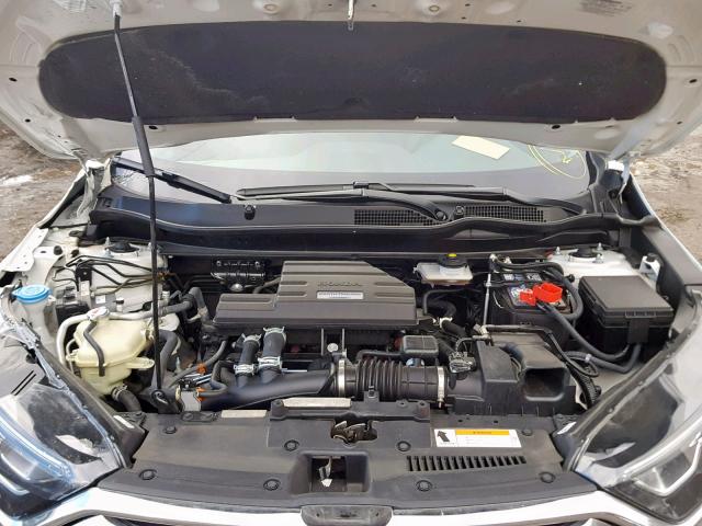 5J6RW2H88JL008739 - 2018 HONDA CR-V EXL WHITE photo 7