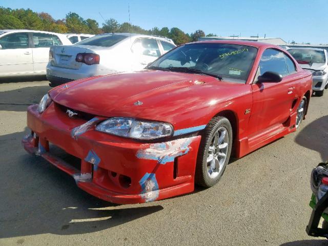 1FALP42T9SF215132 - 1995 FORD MUSTANG GT RED photo 2