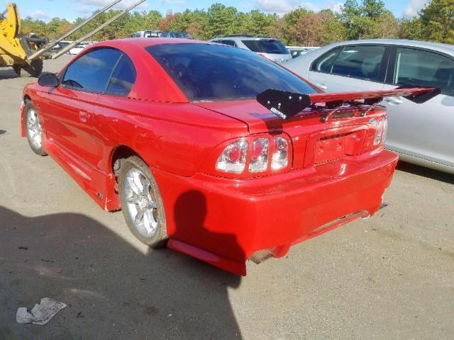 1FALP42T9SF215132 - 1995 FORD MUSTANG GT RED photo 3