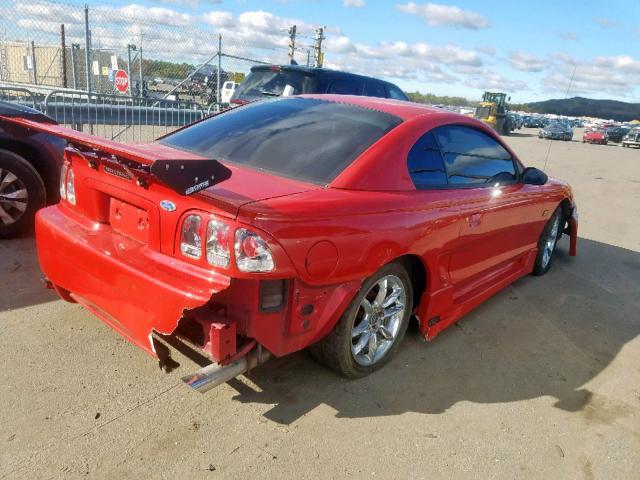 1FALP42T9SF215132 - 1995 FORD MUSTANG GT RED photo 4