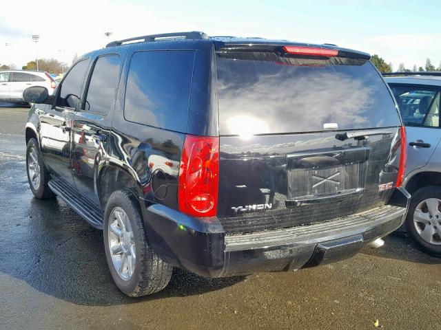 1GKFC13097J397879 - 2007 GMC YUKON BLACK photo 3