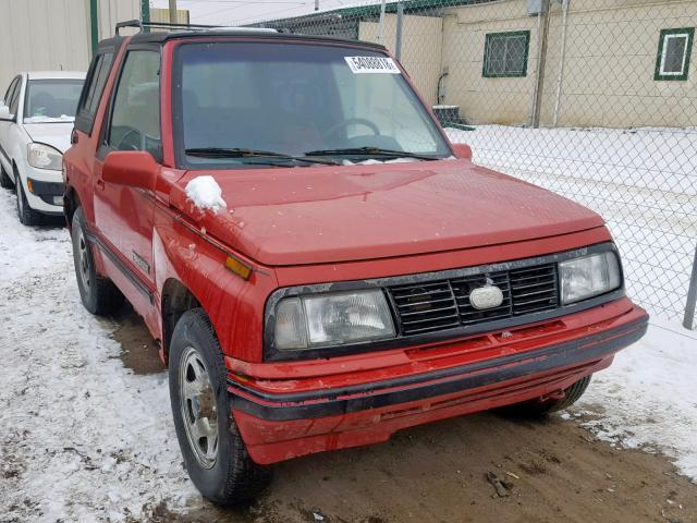 2CNBJ18U3L6211350 - 1990 GEO TRACKER RED photo 1