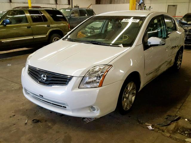 3N1AB6AP9AL643483 - 2010 NISSAN SENTRA 2.0 WHITE photo 2