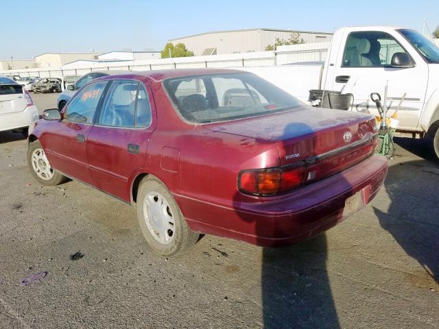 JT2VK13E4N0117397 - 1992 TOYOTA CAMRY XLE RED photo 3