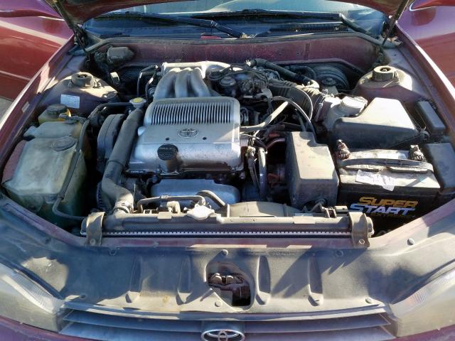 JT2VK13E4N0117397 - 1992 TOYOTA CAMRY XLE RED photo 7