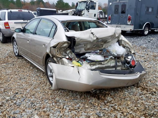 1N4BL11D05N437276 - 2005 NISSAN ALTIMA SE TAN photo 3