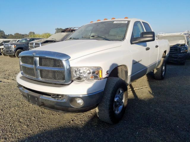 3D7LU38653G716099 - 2003 DODGE RAM 3500 S WHITE photo 2