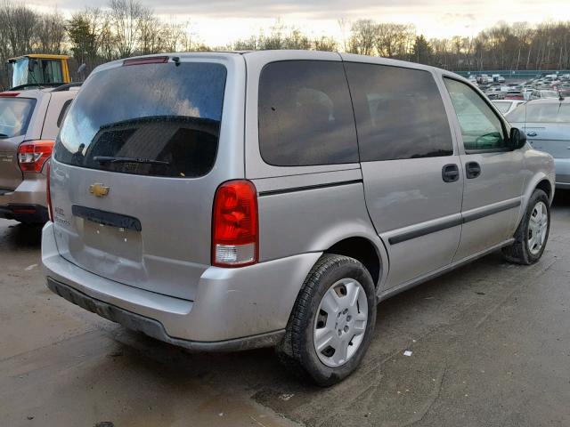 1GNDU23WX7D181359 - 2007 CHEVROLET UPLANDER L ვერცხლისფერი ფოტო 4