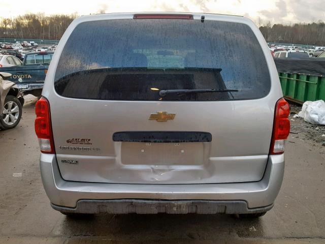1GNDU23WX7D181359 - 2007 CHEVROLET UPLANDER L ვერცხლისფერი ფოტო 9