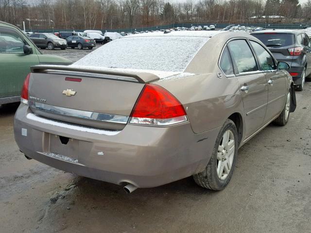 2G1WU58R279231067 - 2007 CHEVROLET IMPALA LTZ TAN photo 4