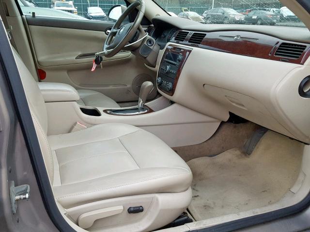 2G1WU58R279231067 - 2007 CHEVROLET IMPALA LTZ TAN photo 5