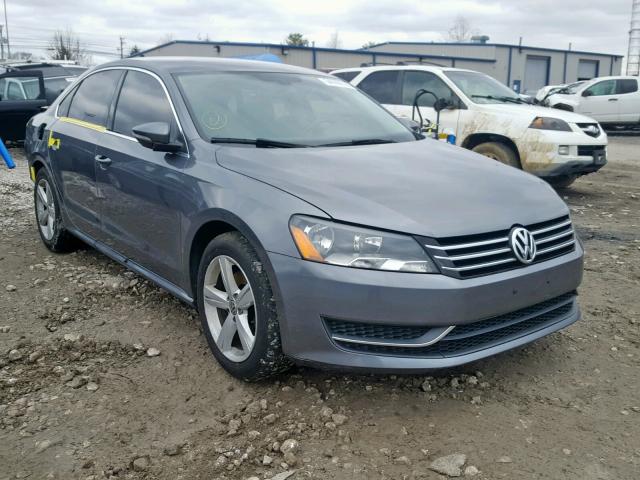 1VWBP7A35CC038958 - 2012 VOLKSWAGEN PASSAT SE GRAY photo 1