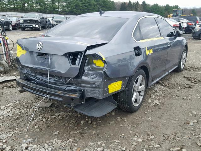 1VWBP7A35CC038958 - 2012 VOLKSWAGEN PASSAT SE GRAY photo 4