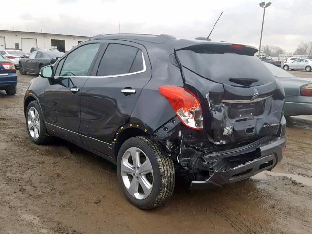 KL4CJASB2GB724215 - 2016 BUICK ENCORE BLACK photo 3