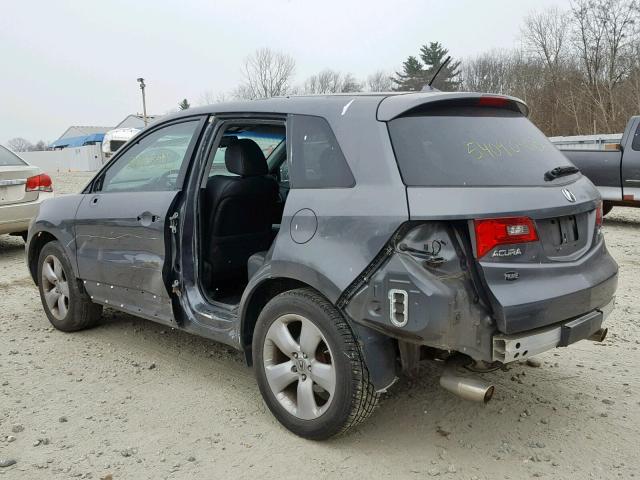 5J8TB18288A004100 - 2008 ACURA RDX GRAY photo 3