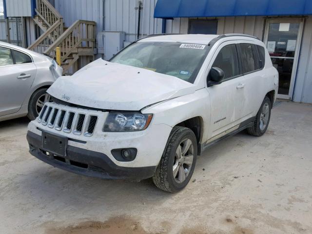 1C4NJCBA9GD559785 - 2016 JEEP COMPASS SP WHITE photo 2