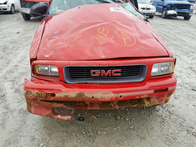 1GKCT18W9TK519354 - 1996 GMC JIMMY RED photo 7