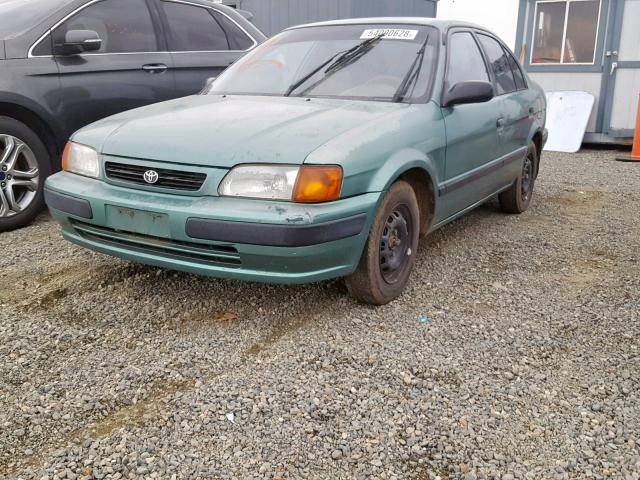 JT2EL56E1S7000668 - 1995 TOYOTA TERCEL DX GREEN photo 2