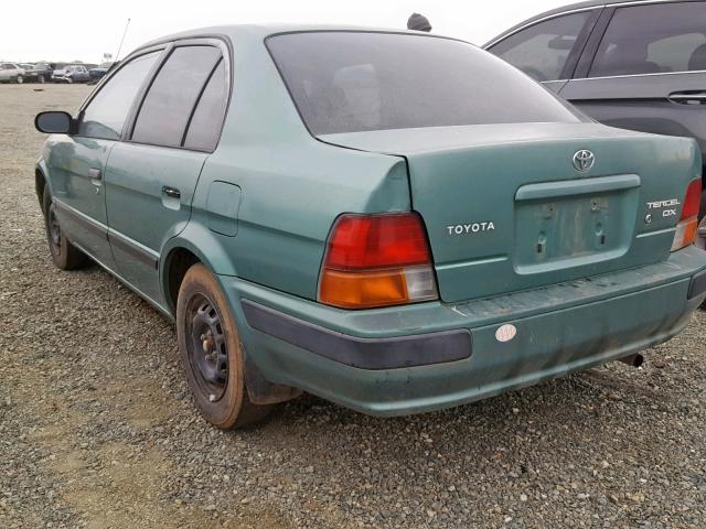 JT2EL56E1S7000668 - 1995 TOYOTA TERCEL DX GREEN photo 3